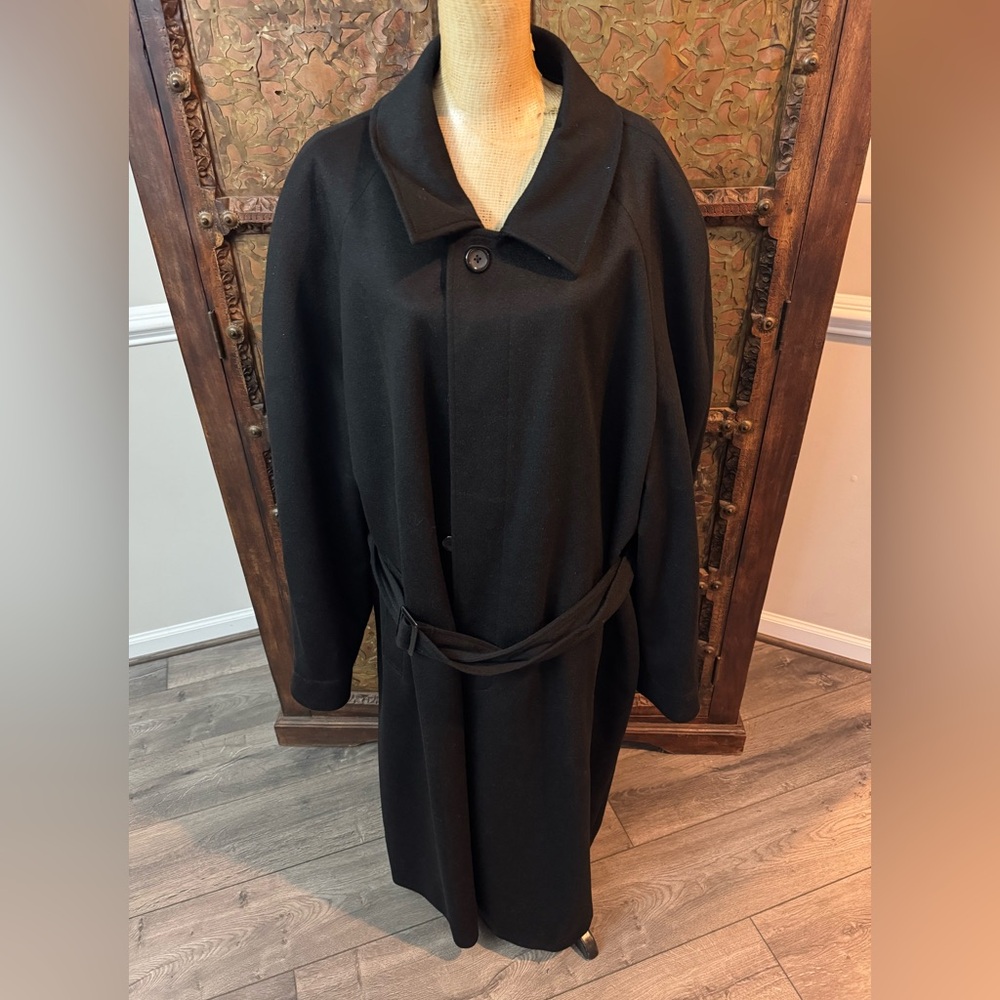 Ricardo‎ Fazzi Black Belted Coat 50